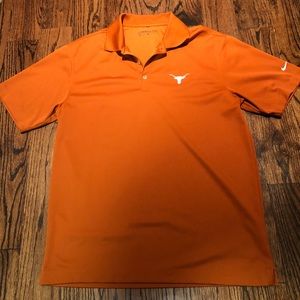 Texas Longhorn Nike golf polo